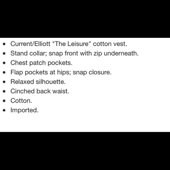 Current/Elliott The Leisure Utility Vest Jacket In Army Green - Picture 16 of 16